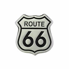 Paquet De 12 Route 66 Bouclier 1.9cm Petit Vélo Moto Chapeau Bonnet Épinglette