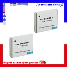 2x Batterie pour CANON NB-6L