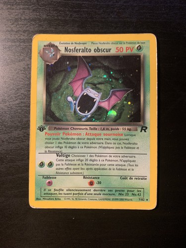 Carte pokémon nosferalto - pokémon, :