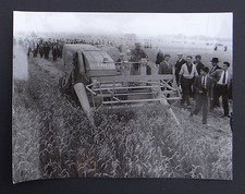 Photo ancienne BRAUD moissonneuse batteuse A2080 tractor tracteur Traktor 8