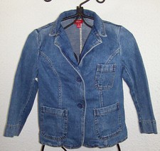 Fripe AMERICAINE VESTE Jean MOSSIMO, ADO Fille, Taille 12-14 ans --- (VJ_241)