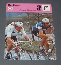 FICHE CYCLISME 1977 FREDDY