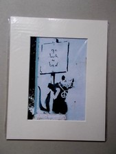 Banksy rat go bad - ", bed