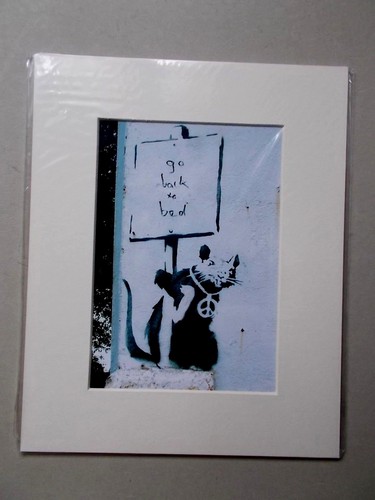 Banksy rat go bad to - , bed