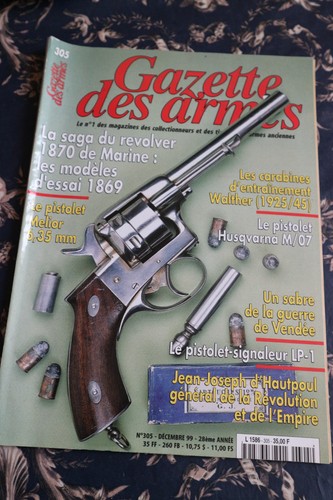 Revue gazette armes 305 - armes, n°305