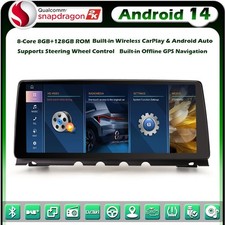 12.3" Qualcomm 8+128GO Android 14 GPS Autoradio DAB+ CarPlay BMW 7er F01 F02 NBT