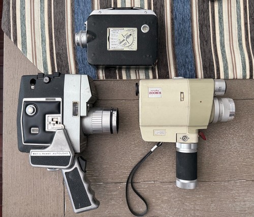 Lot vtg super cameras - lot,