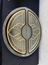 Oculus ancien en demi-lune –