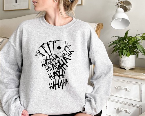 Joker card sweatshirt - joker,