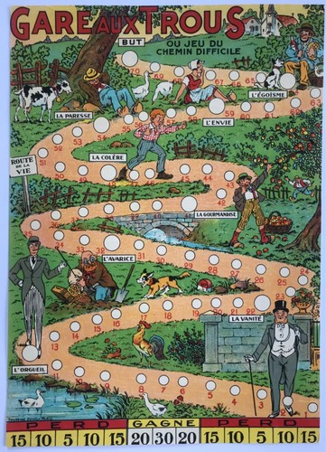 Belle chromolithographie jeux - chromolithographie,
