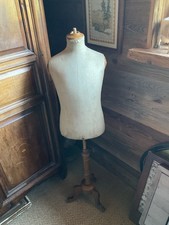 ANCIEN MANNEQUIN DE COUTURE STOCKMAN PARIS BUSTE PETITE TAILLE / ENFANT BOIS