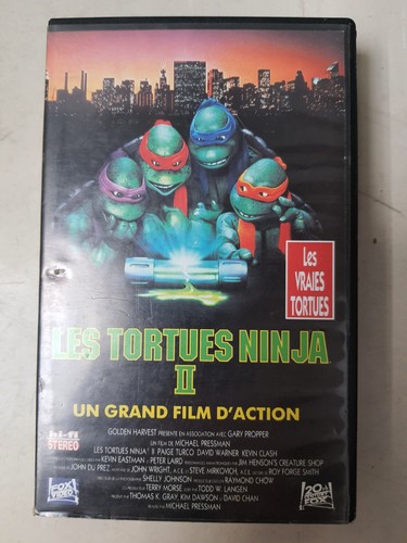 Cassette vhs les tortues ninja - cassette,