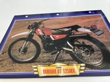 Yamaha DT125MX 1985 DTMX 125 fiche carte moto passion collection Atlas