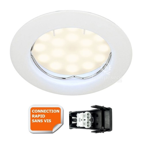 Spot led complete - ronde, fixe