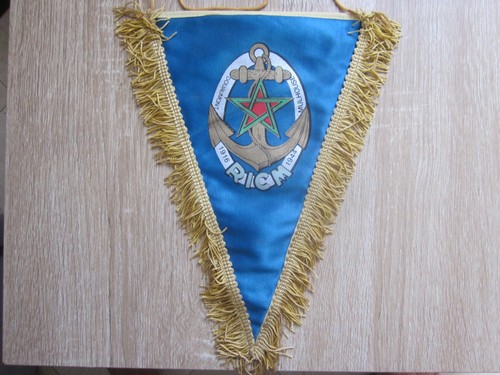 Rare grand fanion militaire - grand,