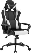 Chaise gaming design sport fauteuil gamer cuir PU réglable bureau confort durabl