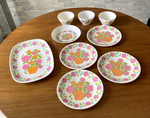 Lot vaisselle vintage camping - vintage,