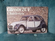 Plaque métal 2cv deudeuche
