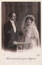 CP MOUSTACHU MARIEE VOILE -