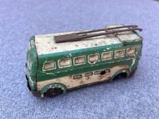 JOUET TÔLE VOITURE TRAMWAY BROADWAY JOUSTRA ÉTATS-UNIS VINTAGE