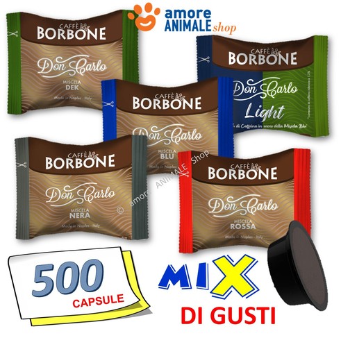 500 capsules borbone - capsules, don