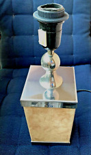 PIED LAMPE MÉTAL Chromé &