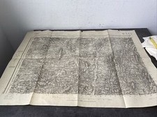 Ancienne Carte Carroyage Kilométrique Projection Lambert 1897 Mâcon Type 1889 