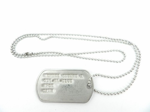 Dog tag plaque identité - tag,