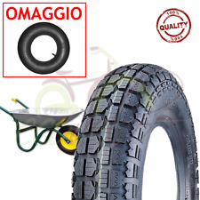 Pneumatique + Chambre D'Air 3.50 - 8 Renforcé Brouette Roue Caoutchouc Jardinage