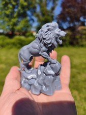 Figurine À Peindre Lion Sur