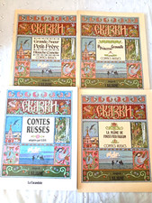 CONTES RUSSES IMAGES DE I.BILIBINE LOT 4 OUVRAGES1976/1978