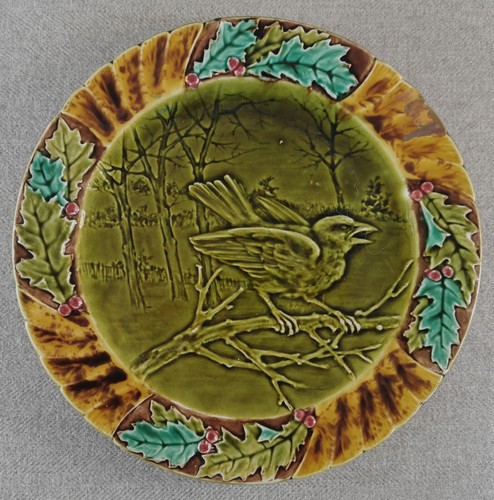 Magnifique assiette barbotine - magnifique,