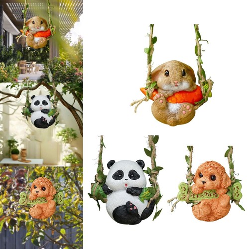 Swing animal garden statue - animal,