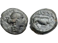 Massalia, bronze au taureau