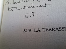 GABRIEL FAURE SUR LA TERRASSE DE VALENCE 1919 tiré à 75 ex. num. DÉDICACE Drôme