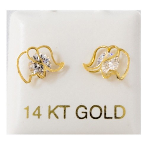 14k jaune mini éléphant - 14k, or