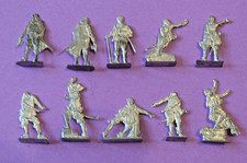 Plats d'étain - Zinnfiguren - Flat Tin : 10 figurines de pirates