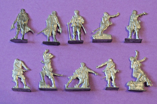 Plats étain zinnfiguren - plats, d'étain
