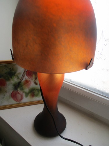 Ancienne lampe champignon - , en