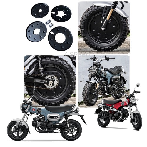Black front rear moon wheel - front,