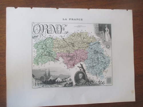 Ancienne carte migeon - ancienne,