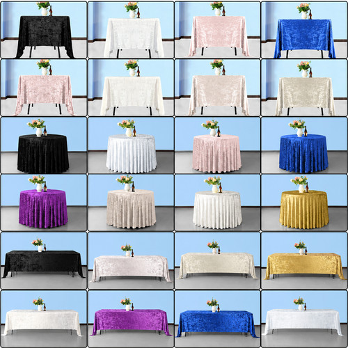 Nappe velours écrasé doux - nappe,