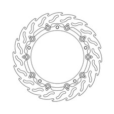 Rotor Frein Flottant Série Moto-master Flamme Bleue TUV
