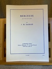 J. M. Damase Berceuse pour cor en fa et piano partition éditions Leduc