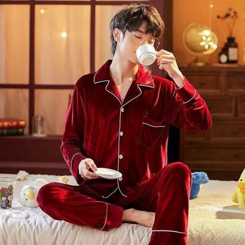Men pajamas outfit - outfit, velvet