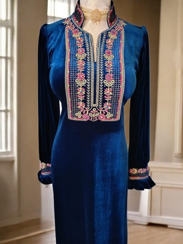 Caftan robe hôtesse longue - caftan, d'hôtesse