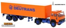 Magirus-Deutz 310 D16 + semi-rqe fourgon Deutrans - Brekina - Echelle 1/87 (Ho)
