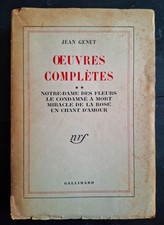 Jean GENET - Oeuvres