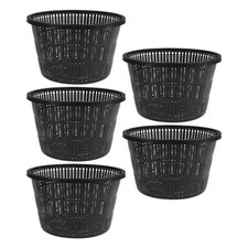 Grands paniers hydroponiques pots filet plastique noir parfaits pour l'eau pour