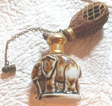 RARE FLACON ANCIEN DE PARFUM SCHAFER ET VATER EN FORME D'ÉLÉPHANT